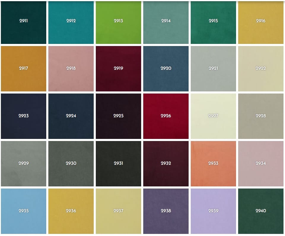 Venus velvet colours for The Armchair No. 8 velvet lounge chair