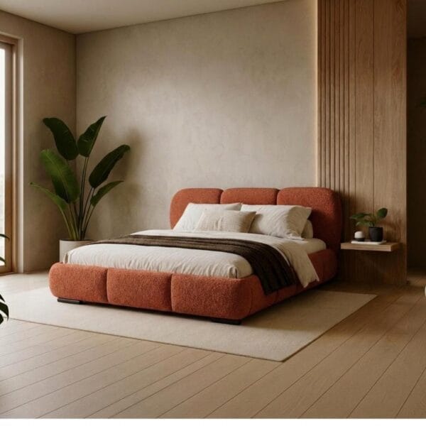brunt orange bed