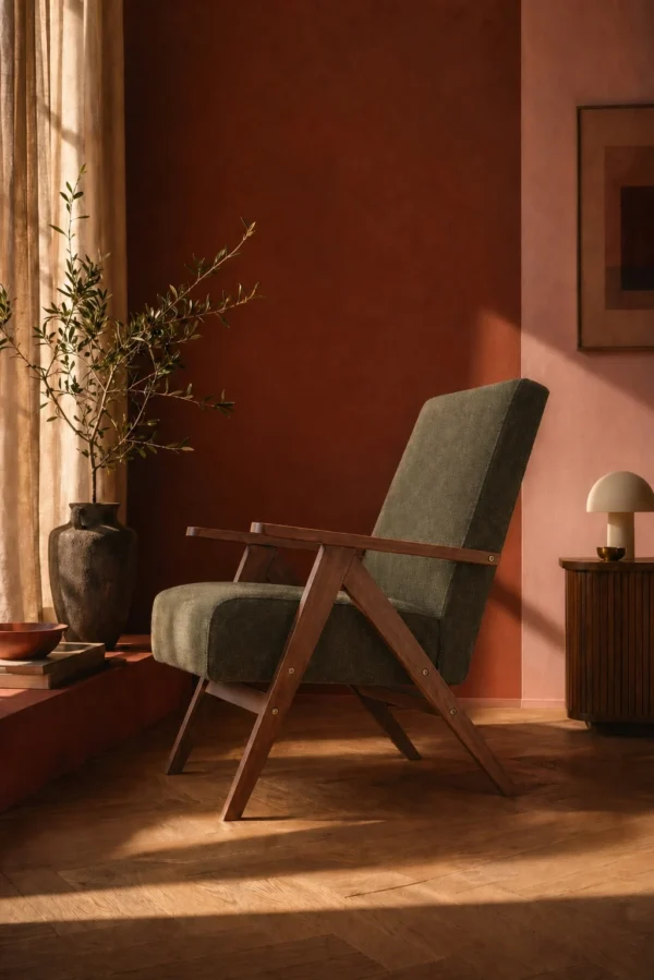 The Armchair No. 9 — GAVA Upholstery and Solid Beech (1)