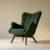 02. Upholstery: GREEN, legs: Dark Beech