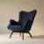04. Upholstery: NAVY BLUE, legs: Dark Beech