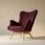 05. Upholstery: BURGUNDY, legs: BEECH