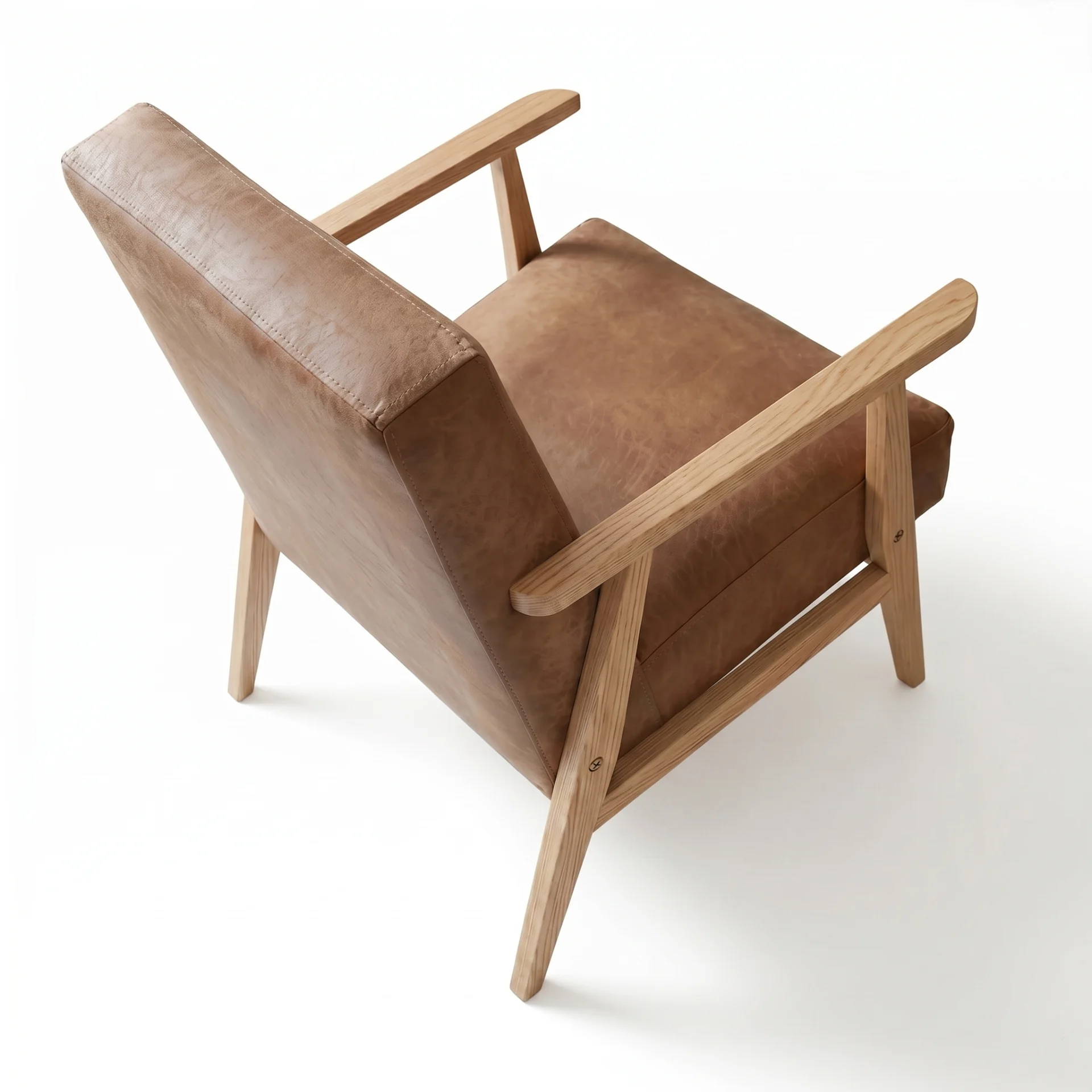 The Armchair No. 1, seat detail - handcrafted furniture by EWAcompany