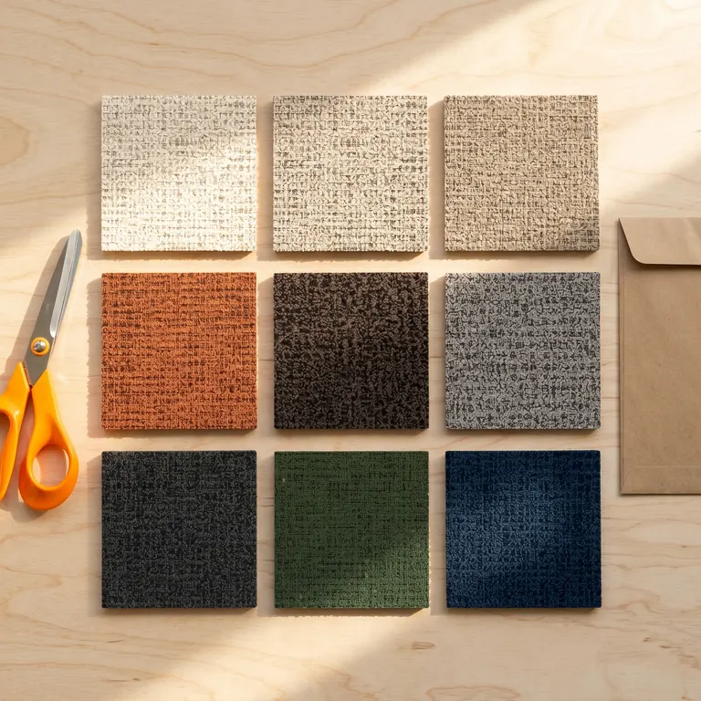 Fabric samples for custom furniture by EwaCompany